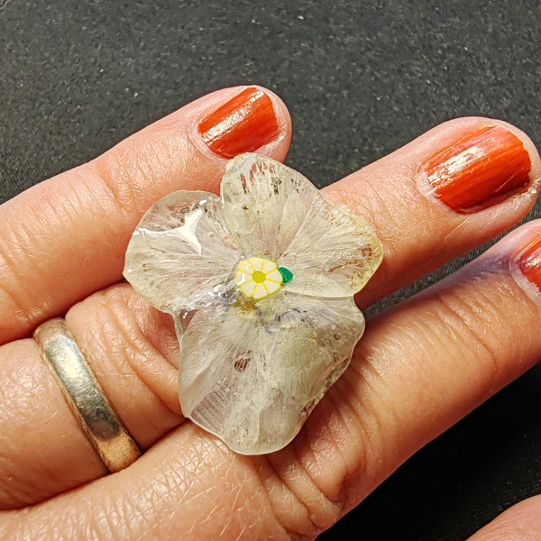 Bague Pensée blanche