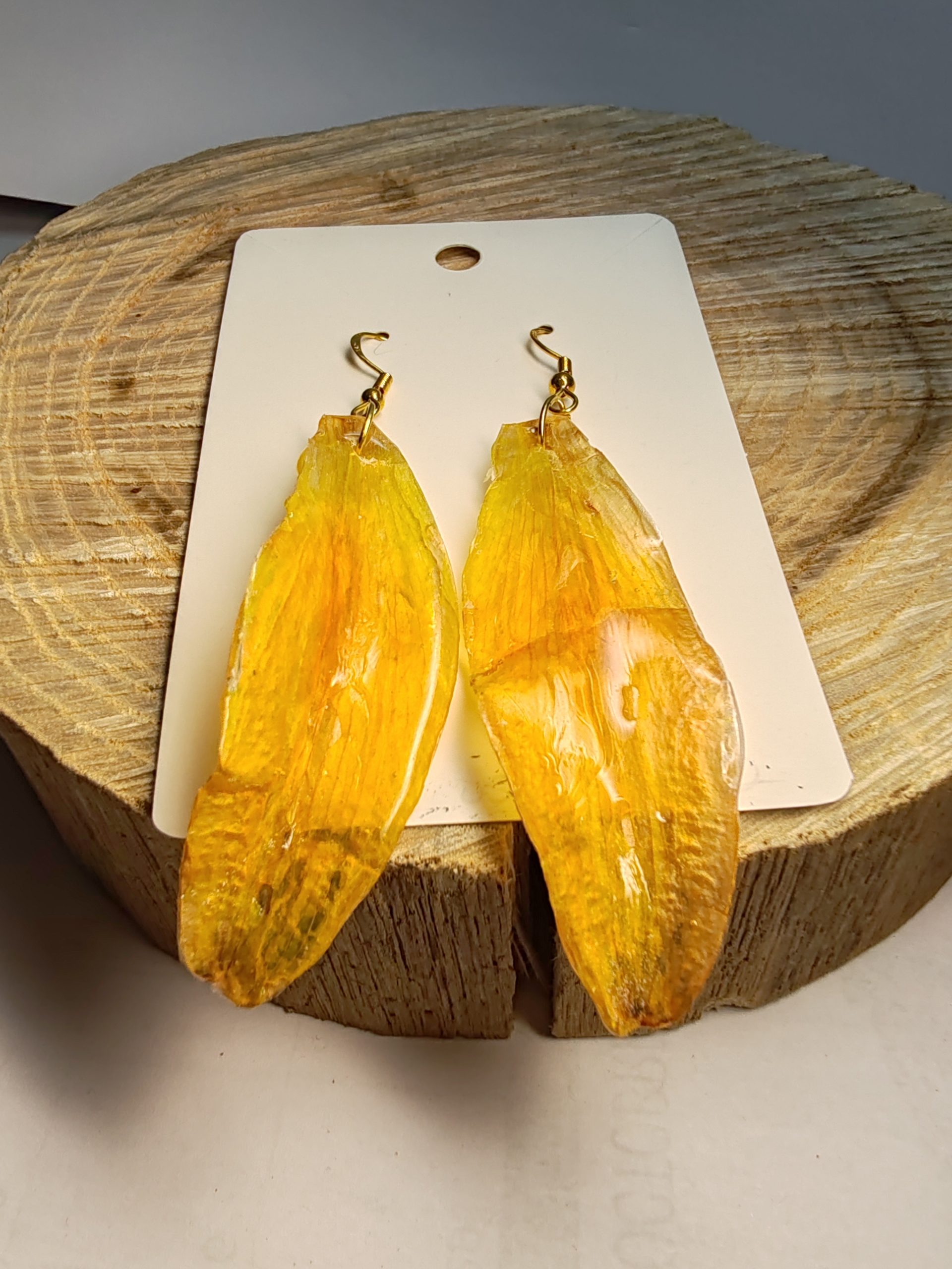 Boucle d'Oreille Pétale de Lys