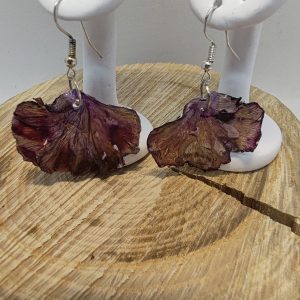 Boucle D'Oreille de Pétale de Fleur de couleur