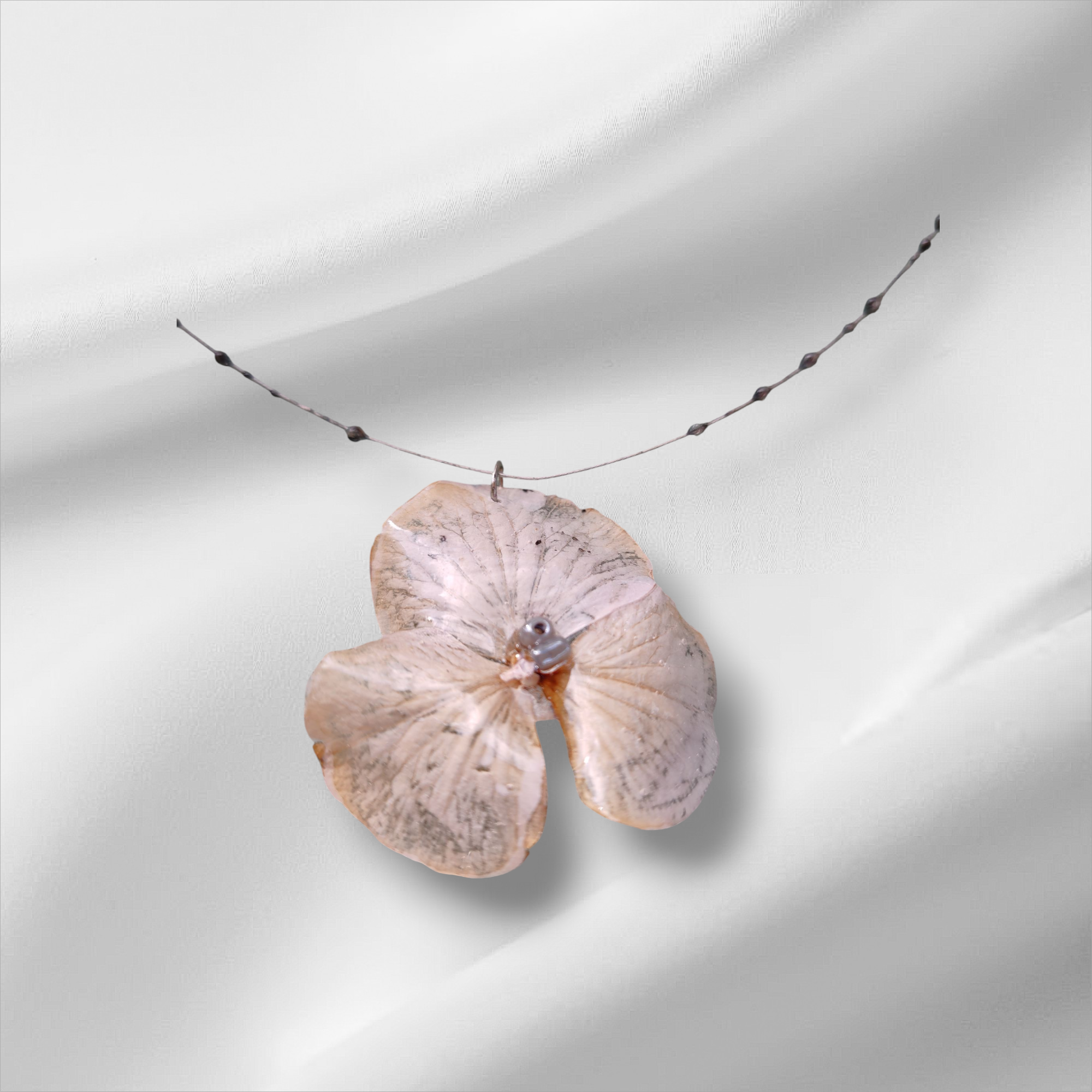 Pendentif de Fleur d ' Hortensia