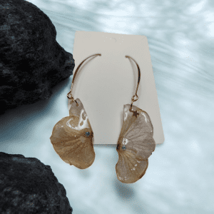 Boucle D'Oreille Hortensia en 2 partie