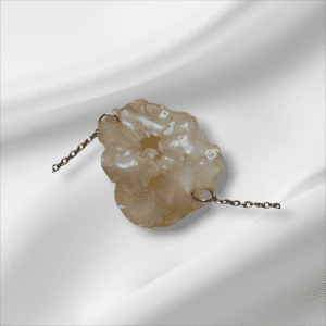 Bracelet Pensée blanche transparente