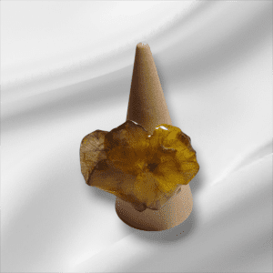 Bague Pensée vert/jaune