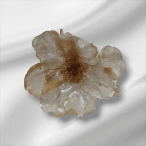 Broche de Fleur Blanche