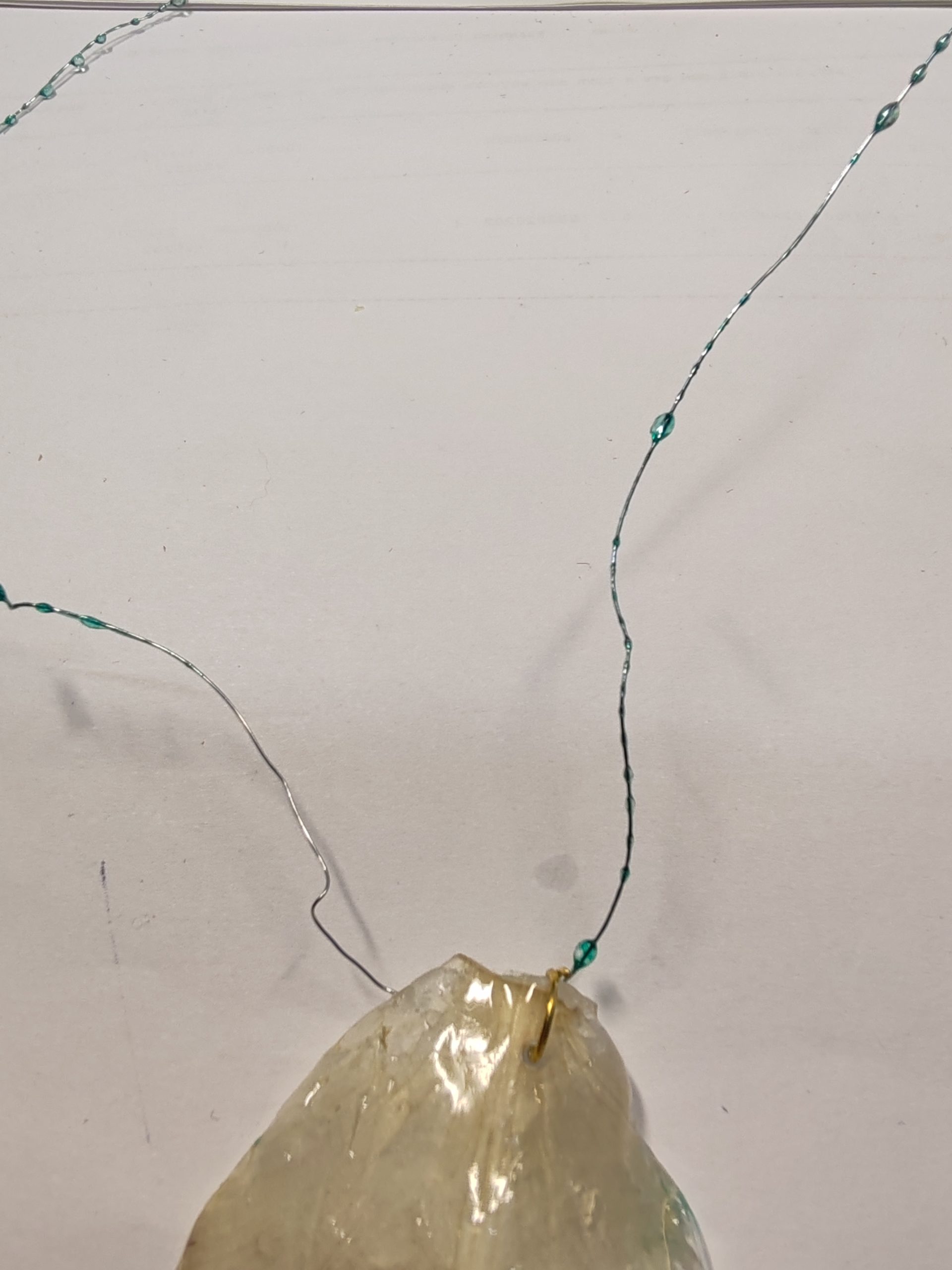 Pendentif de Pétale de fleur blanche – Image 4