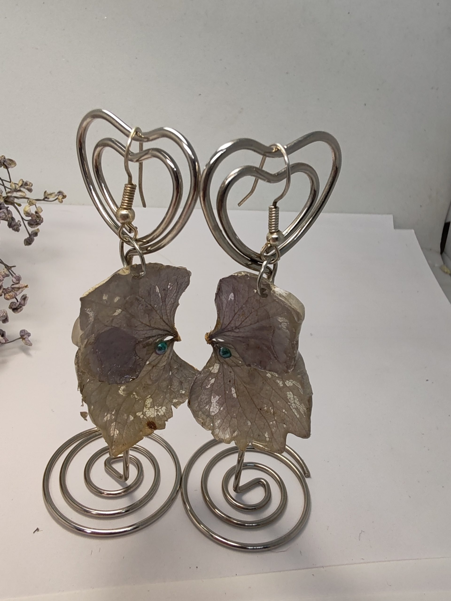 Boucle d'Oreille Hortensia