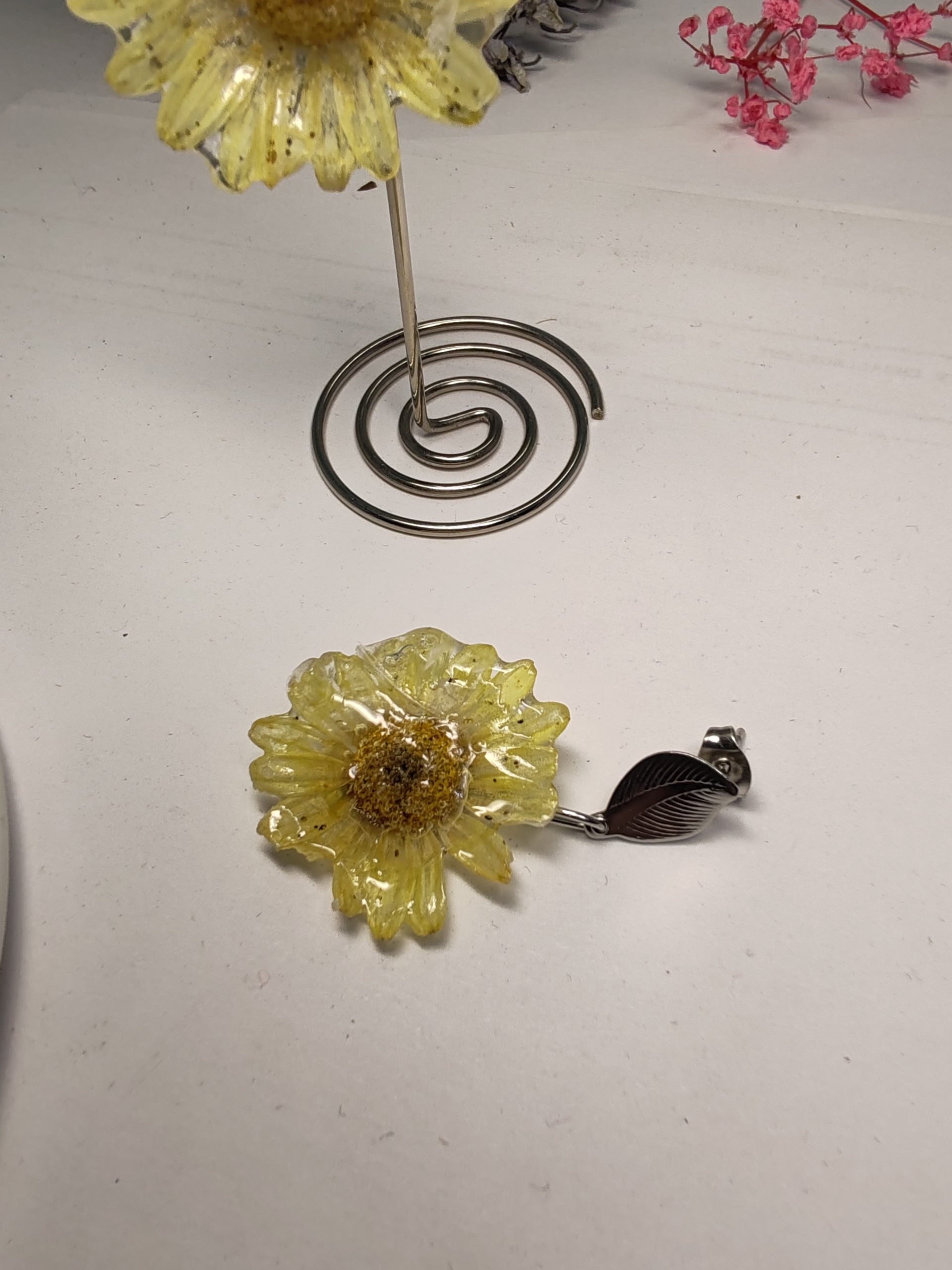 Boucle d'oreille Pâquerette – Image 2