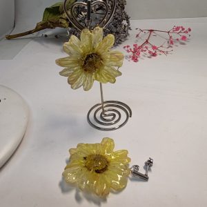 Boucle d'oreille Pâquerette