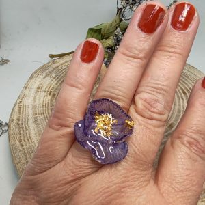 Bague de Pensée mauve