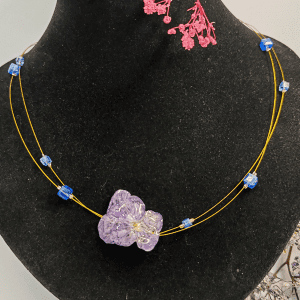 Collier Perle Pensée