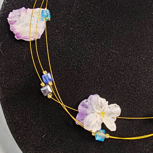 Collier de Perle Pensée – Image 3