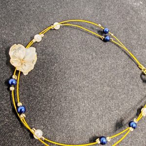 Bracelet Perle rond Petite fleur