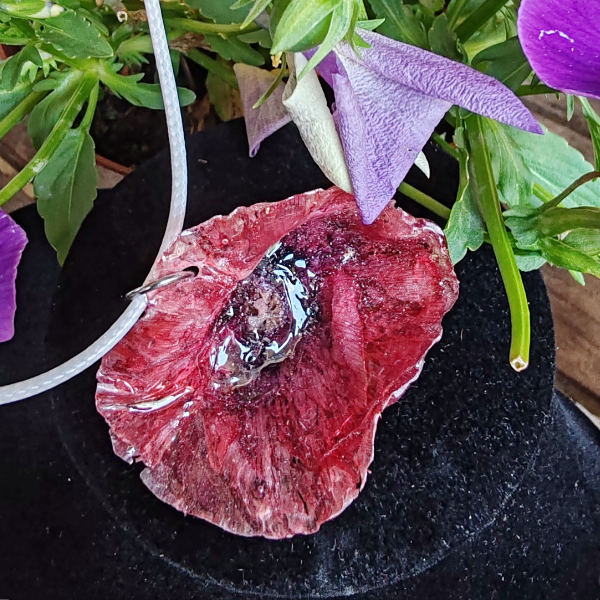 Pendentif de Coquelicot