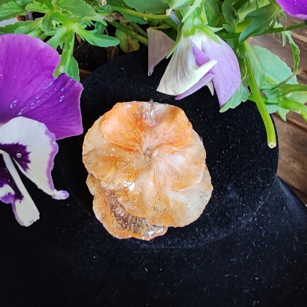 Pendentif Pensée Orange – Image 3