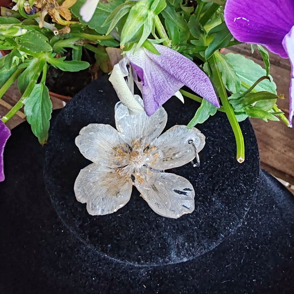 Pendentif Fleur Blanche – Image 3