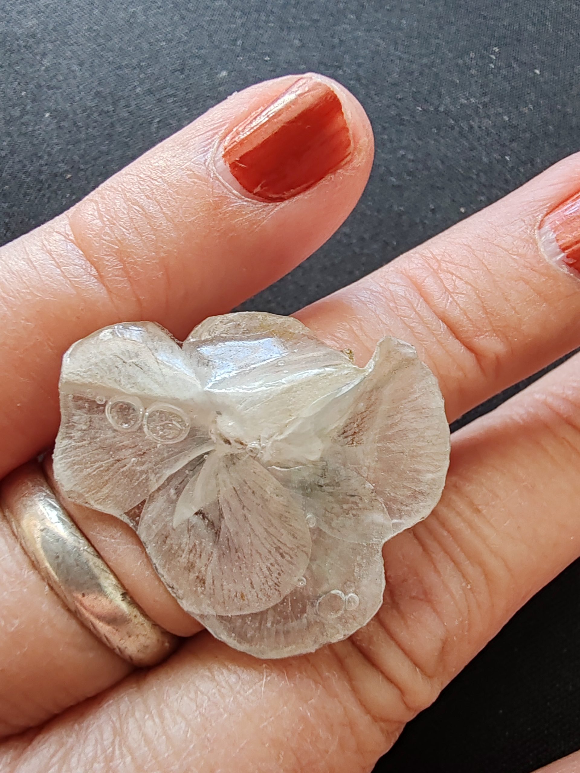 Bague de fleur Pensé – Image 3