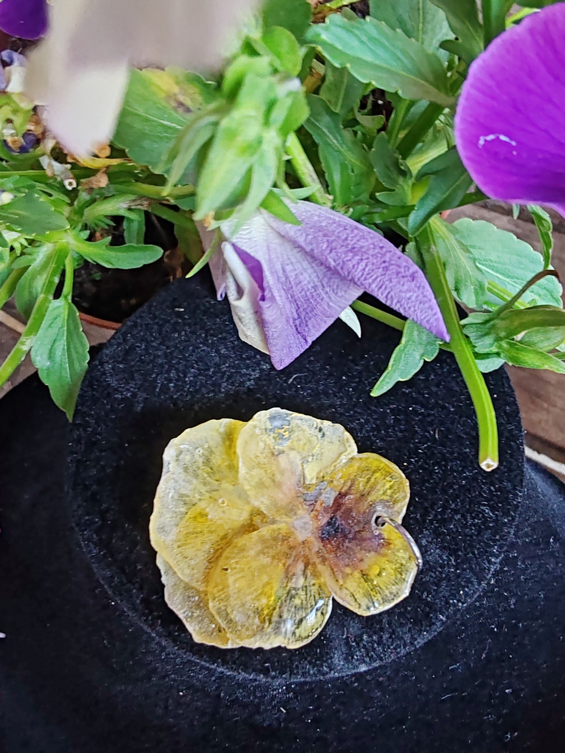 Pendentif de Pensé jaune – Image 2